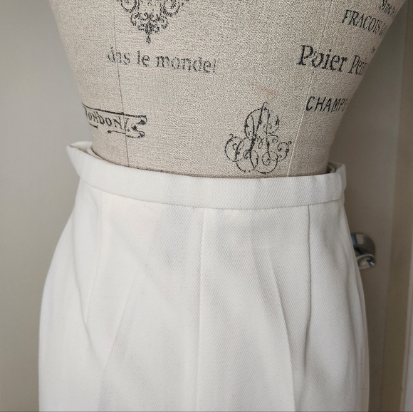 60s White Highwaist Pants - Picture 5 of 9